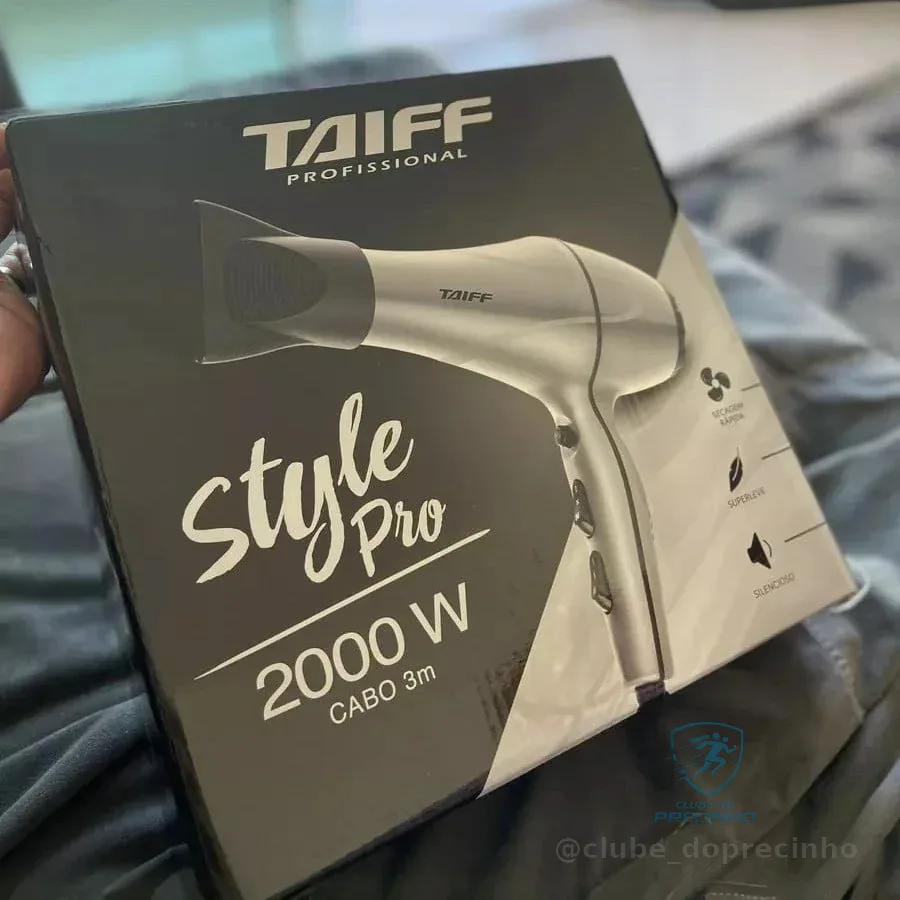 Secador De Cabelo 2000 Watts - Style Pro Taiff Prata 127v