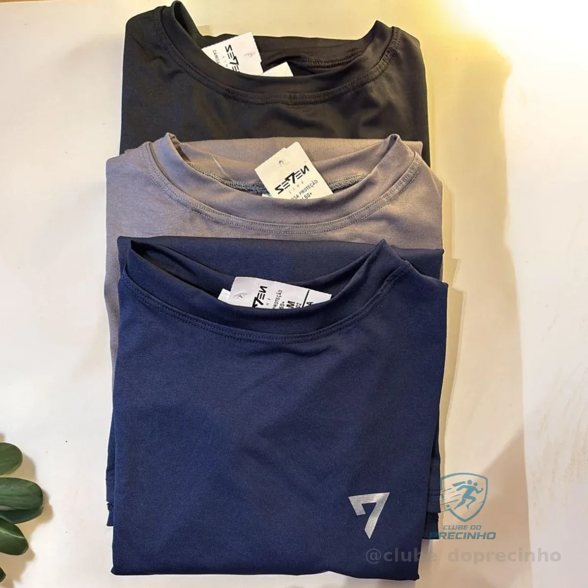 Kit 3 Camisetas Térmicas Masculina Segunda Pele Camisa Uv50-