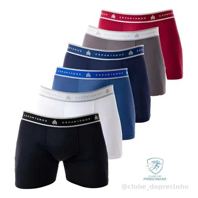 Kit Com 10 Cuecas Boxer Masculina Microfibra Original