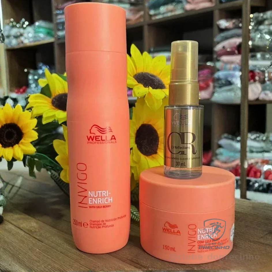 Kit Wella Professionals Invigo Nutri-enrich + Oil Reflection