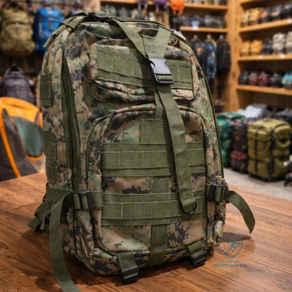 Mochila Tática Militar Impermeável 30 Litros Super Reforçada