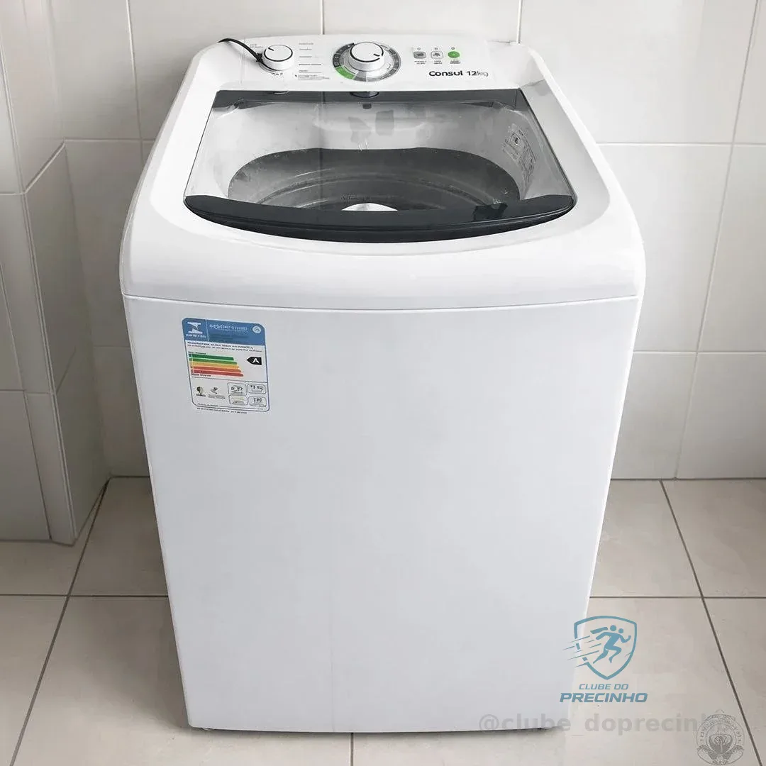 Máquina De Lavar Cwh12bb 12 Kg Com Dosagem Econômica E Ciclo Edredom Cor Branca Consul 220v Branco