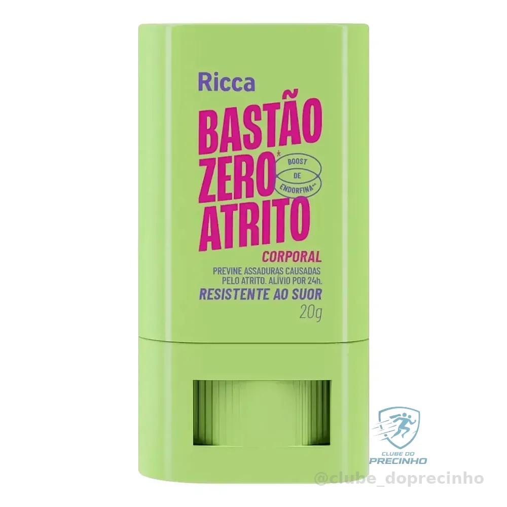 Bastão Zero Atrito Corporal Ricca Com  Boost De Endorfina  20g