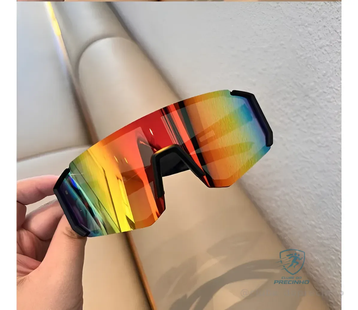 Óculos De Sol Esportivo Espelhado Uv400