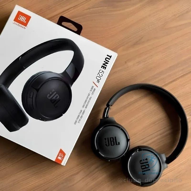 JBL, Fone de Ouvido On ear, Headphone, Tune 520BT, Sem Fio - Preto