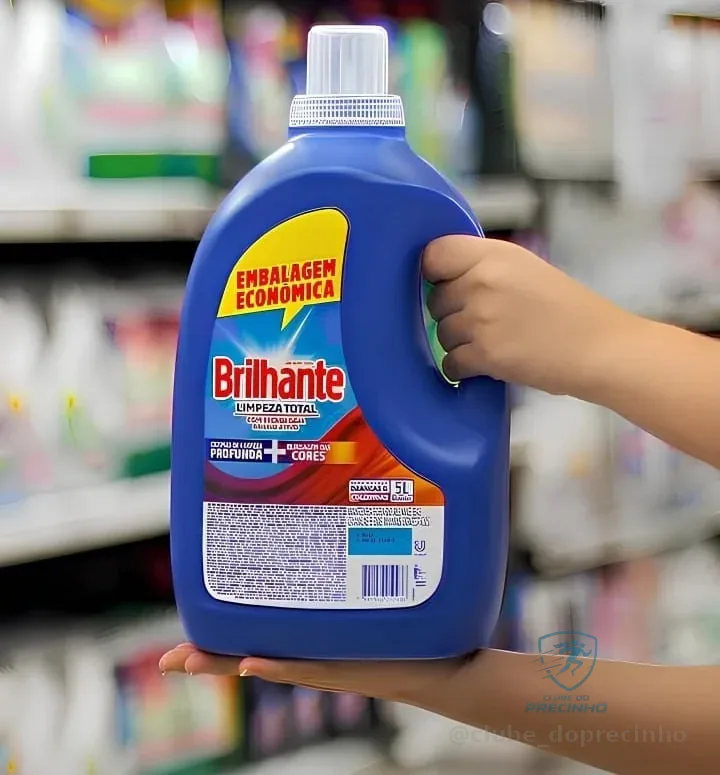 Sabão Líquido Brilhante Limpeza Total 5L