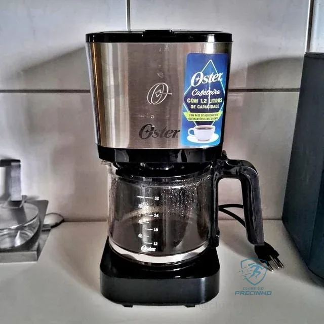Cafeteira Eletrica De 30 Xicaras Oster Ocaf600 1,2 Litros Cor Cinza-escuro 127v
