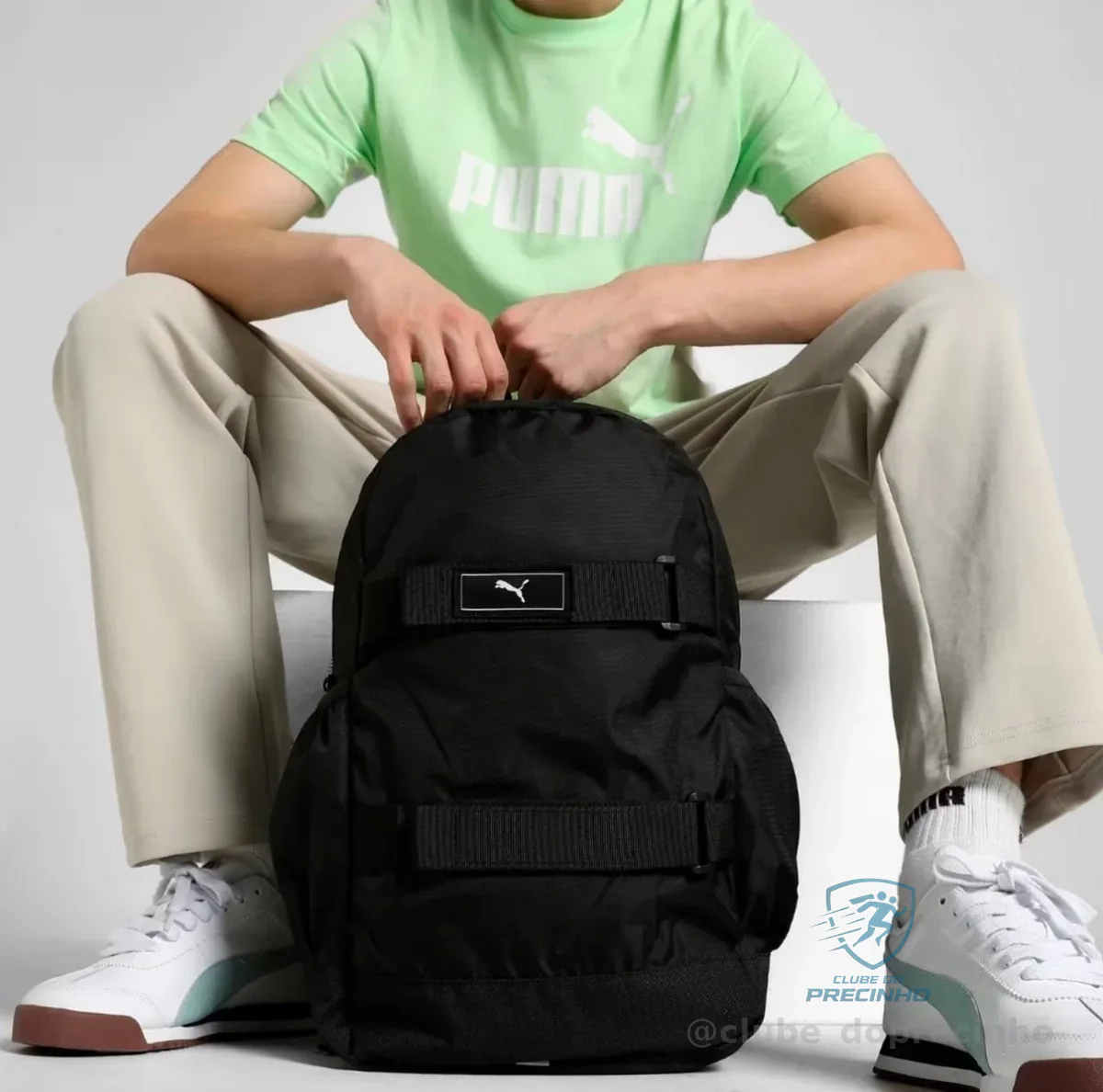 Mochila Deck Puma Preto Liso