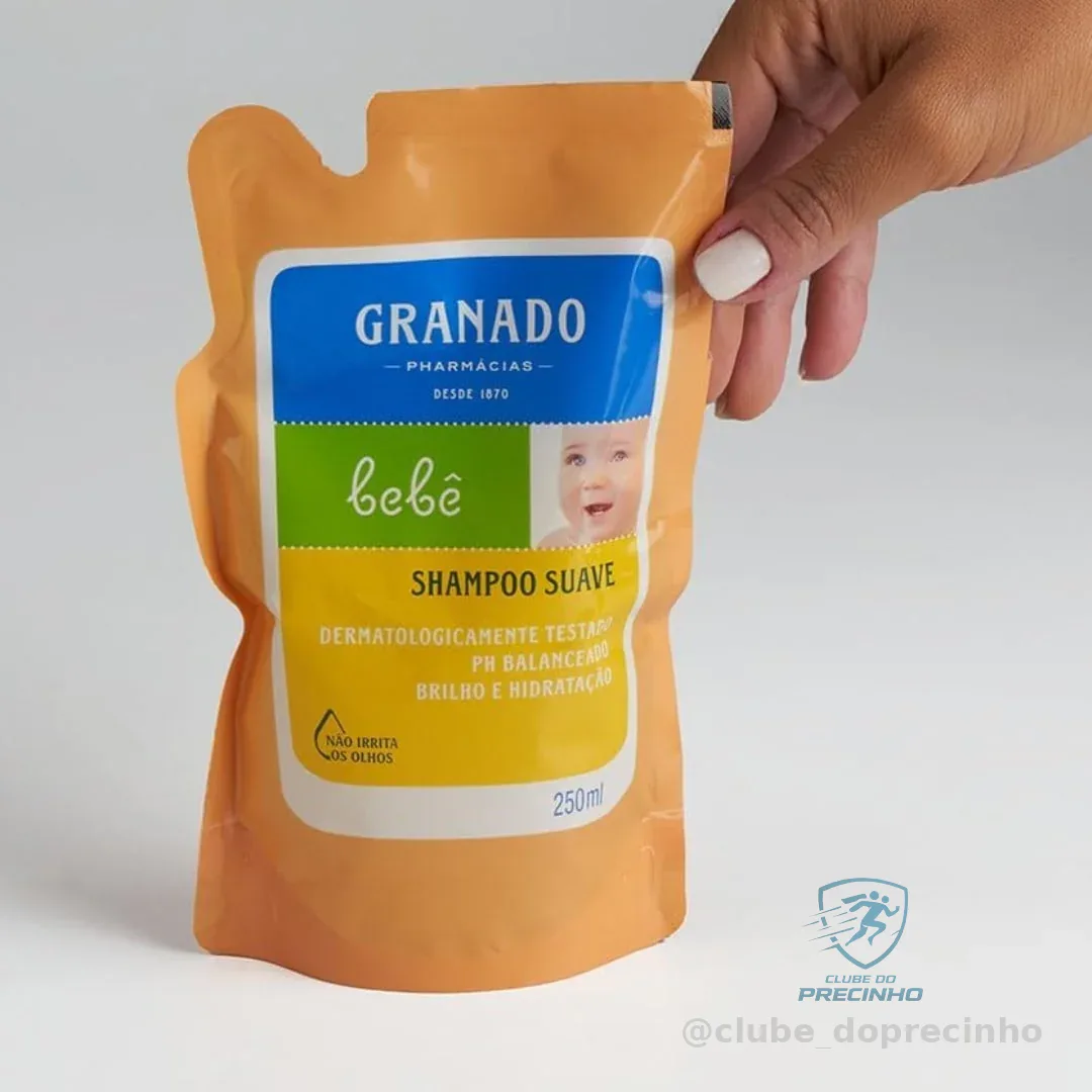 Granado Refil Shampoo Bebê, Tradicional, 250ml