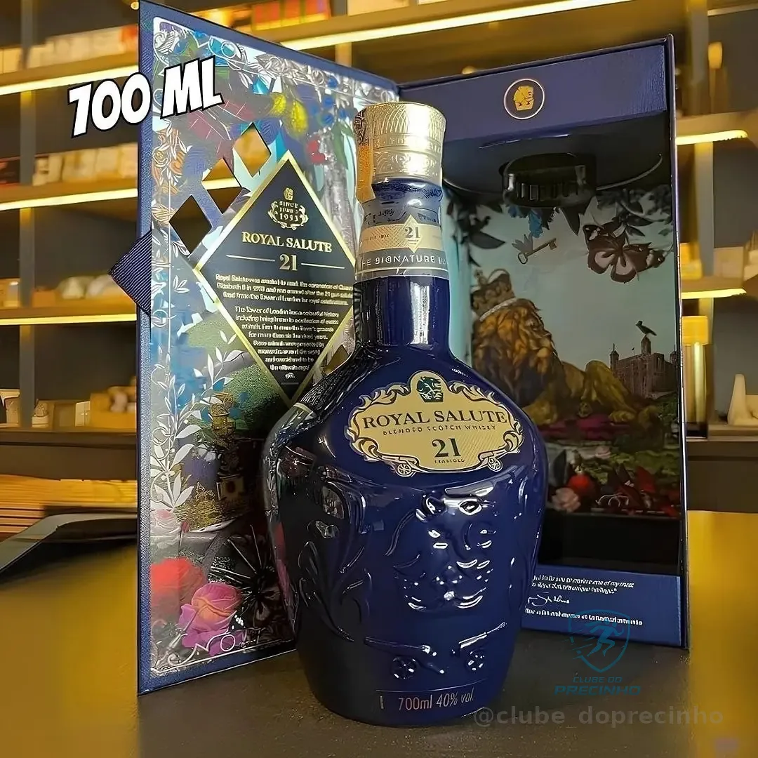 Whisky Royal Salute 21 anos The Signature Blend Escocês - 700 ml