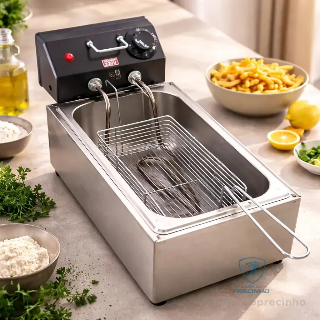 Fritadeira Elétrica Industrial Econômica Cuba 3L (110, Volts)