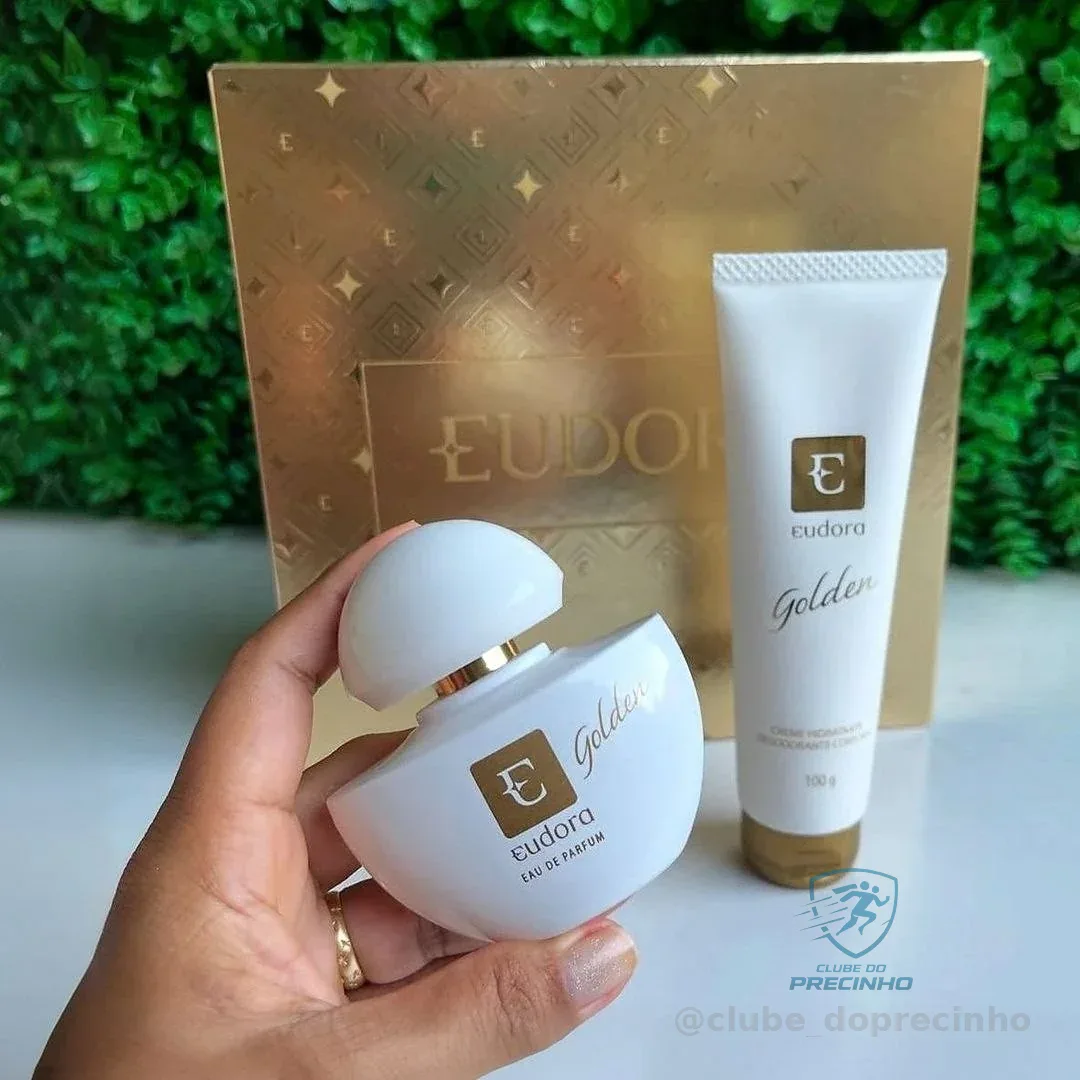 Eudora Golden Kit - Eau De Parfum 35ml - Creme Hidratante Desodorante Corporal 100g