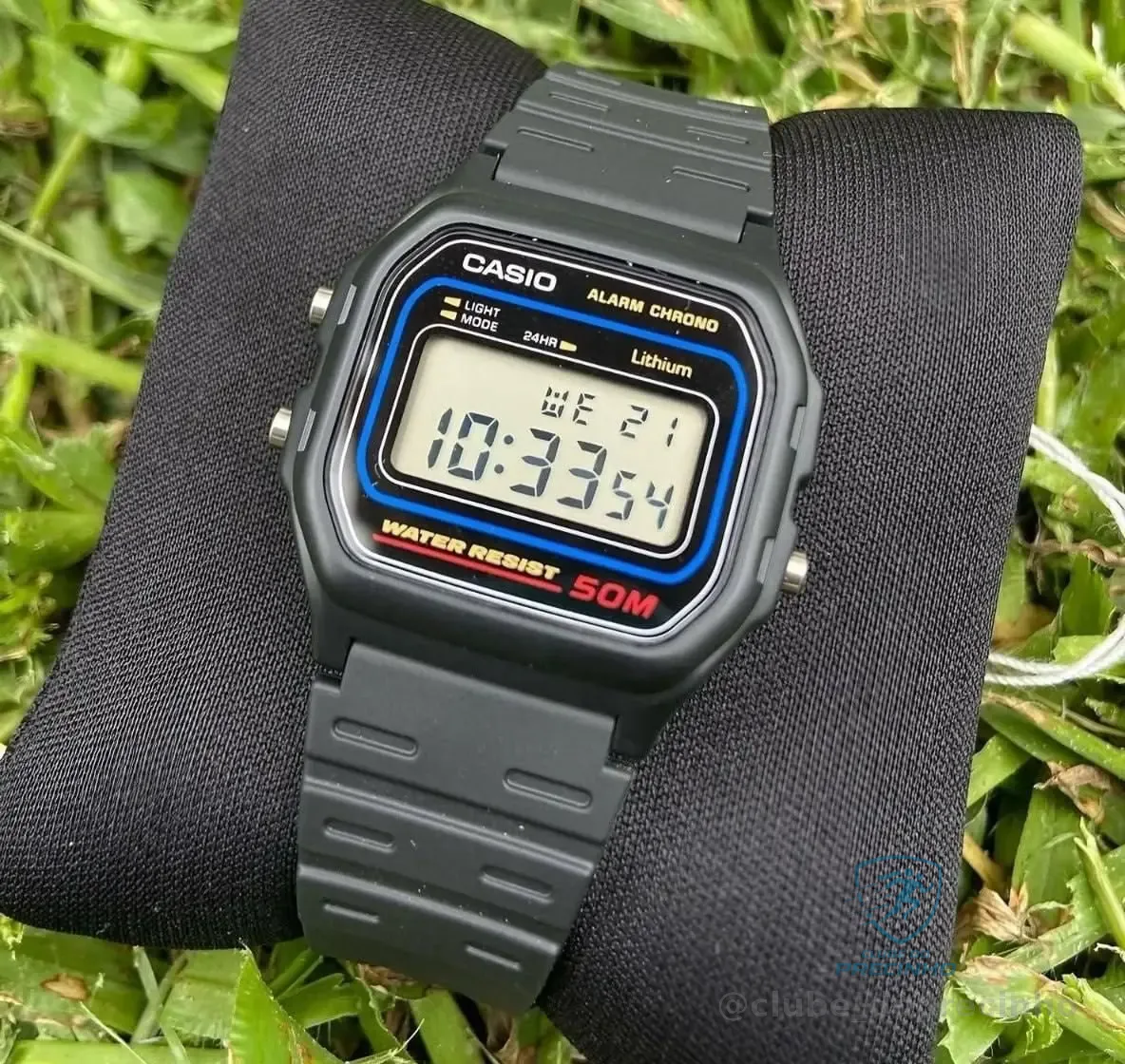Relógio Casio Masculino Digital Preto De Resina W-59-1vq