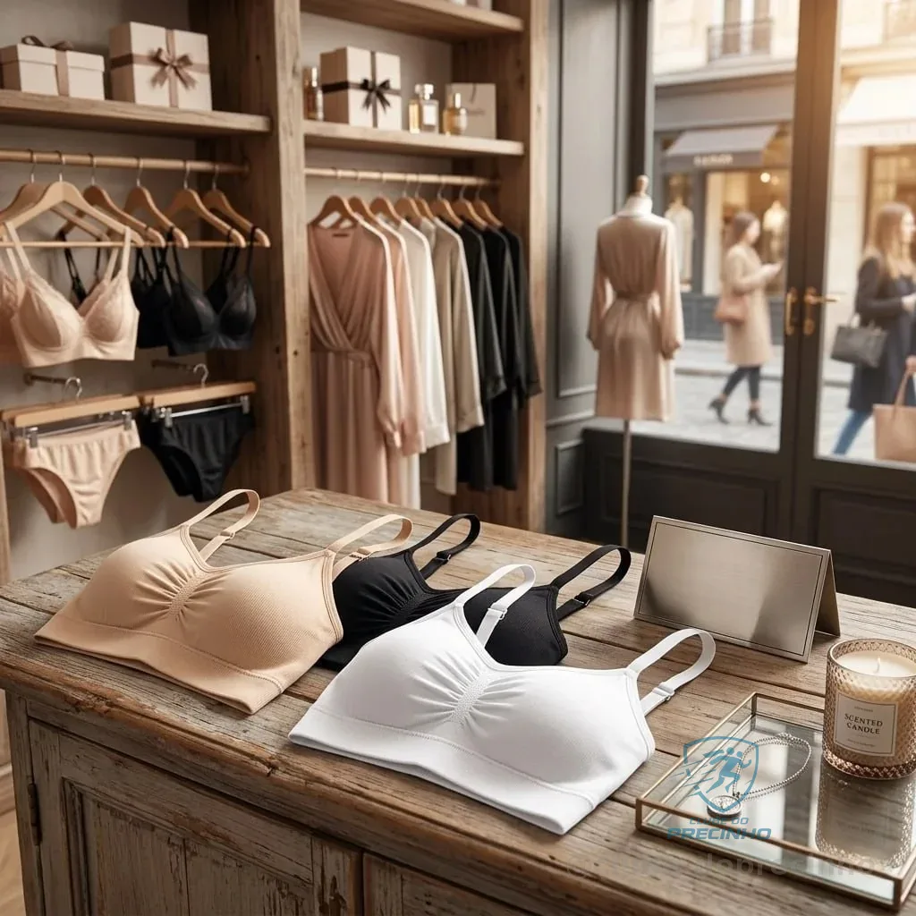 Kit 3 Top Sutiã Sensual Sem Costura Com Alça Ajustável