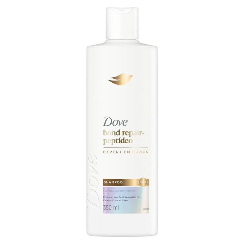 Dove Shampoo Bond Intense Repair + Peptídeo 350ml