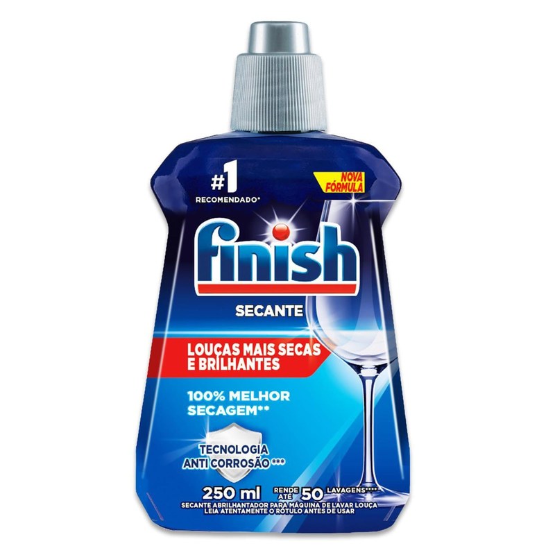 Finish Secante para Lava-Louças e Abrilhantador 250ml