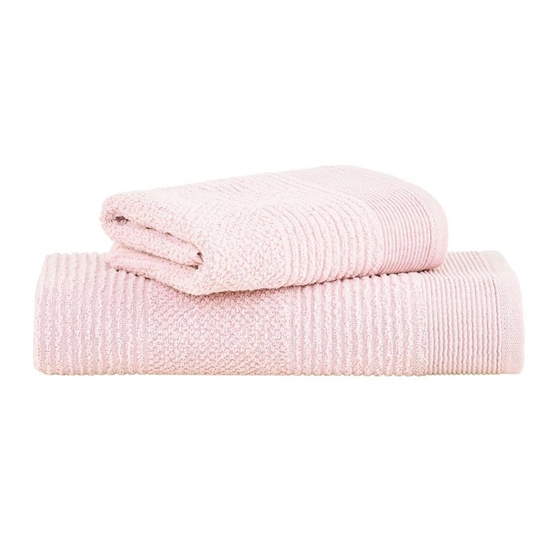 Jogo de Toalhas Buddemeyer Maya Extra Soft Banho Rosa 2 peças