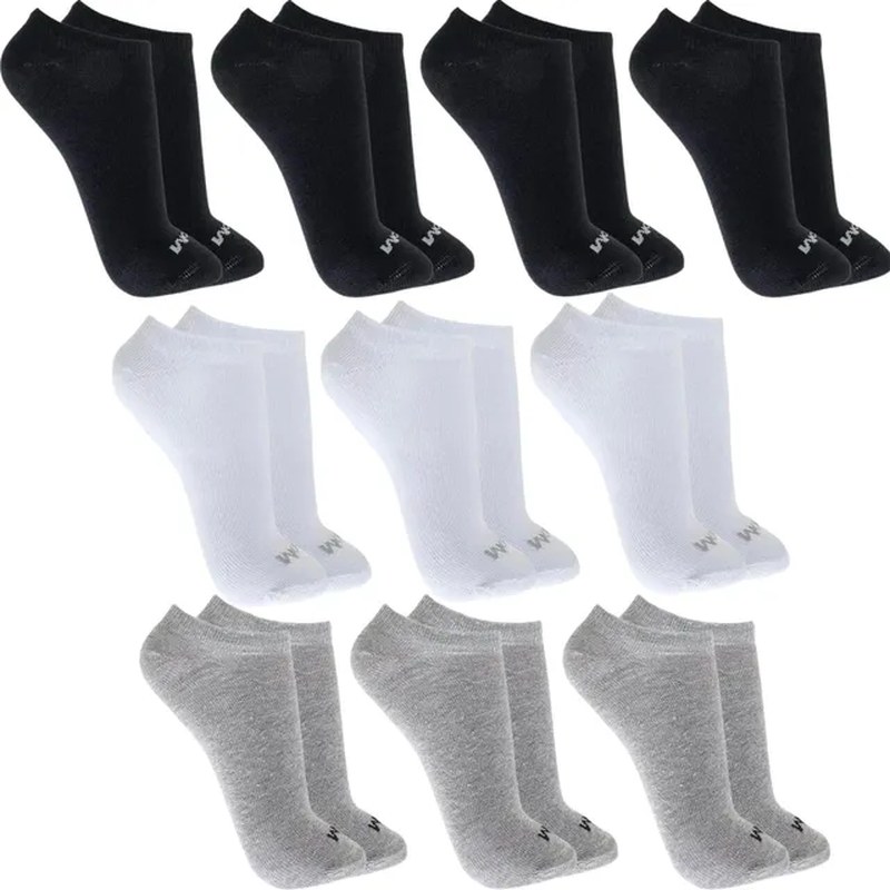 Kit 10 Pares Meias Mash Invisível Esportiva Algodão Original