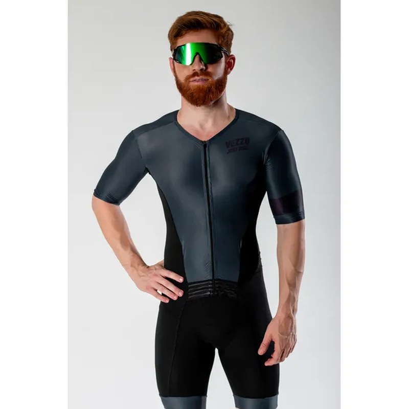 Macaquinho Carbon Unissex Triathlon Vezzo