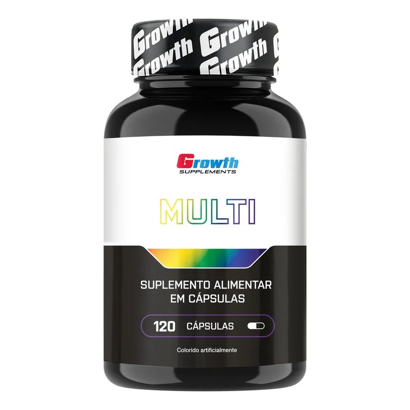 Multivitamínico 120 Cáps. Growth Supplements - Sabor Neutro (nova Fórmula)