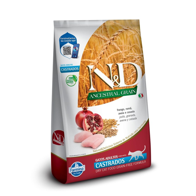 N&D ANCESTRAL Nd Ances Gato Ad Cast Frango.7 5Kg