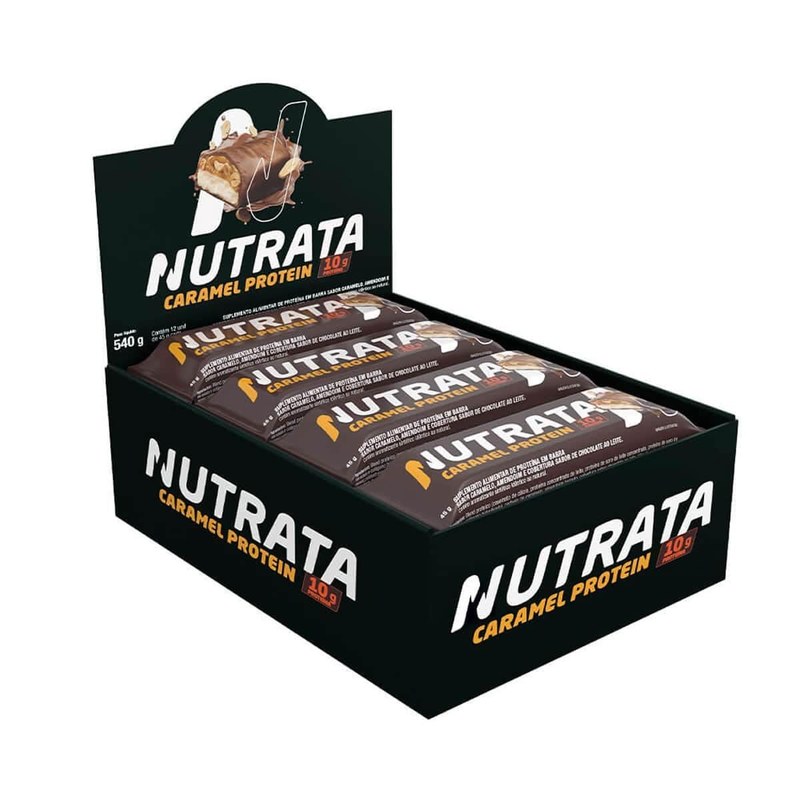 Nutrata Caramel Protein Display (12 unid. 45g), Caramel