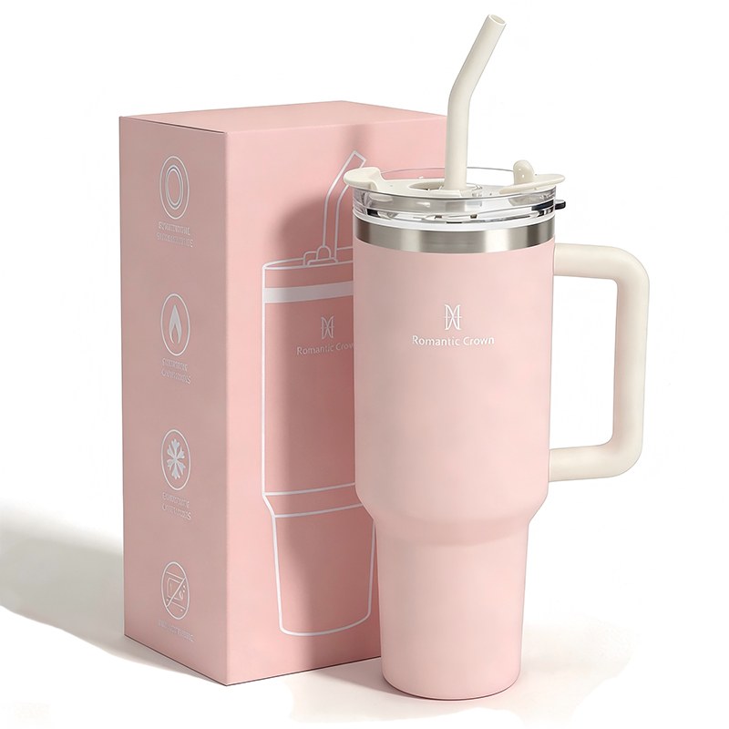 ROMANTIC CROWN Copo Térmico Portátil 1200ml/600ml