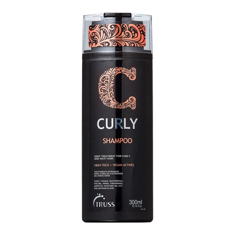 Truss Shampoo Curly | Hidratação e Definição para Cabelos Cacheados e Ondulados | 300ml