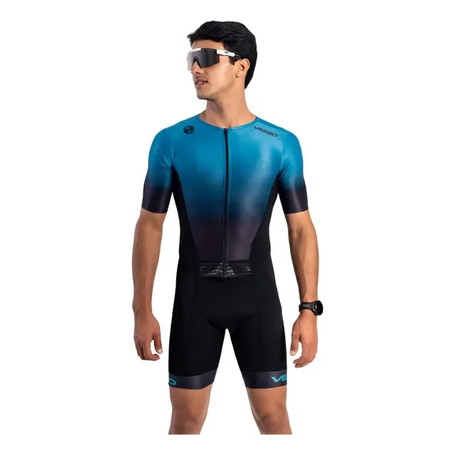 Macaquinho Vezzo Triathlon Bike Ciclismo Performance Unissex