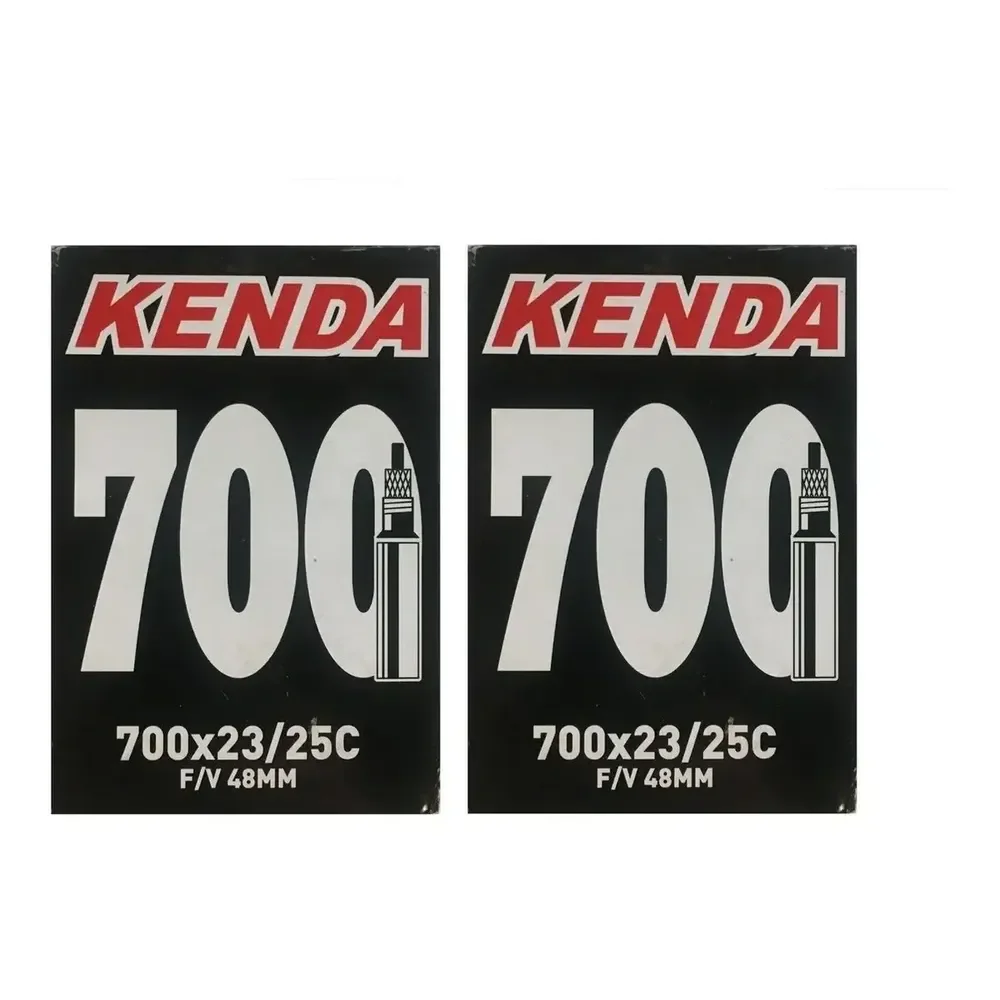 2 Câmaras De Ar Para Bike Aro 700x23/25 48mm Presta Kenda
