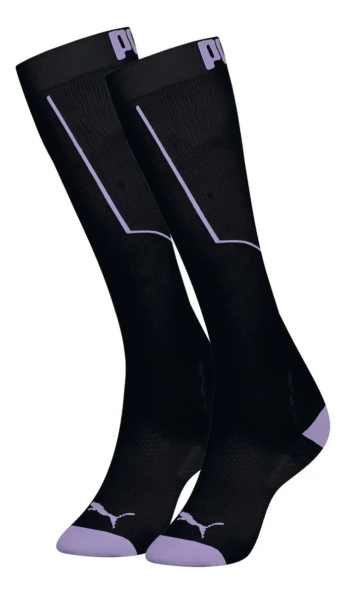 Meia 3/4 Puma Alta Compressão Circulação Original Cano Longo