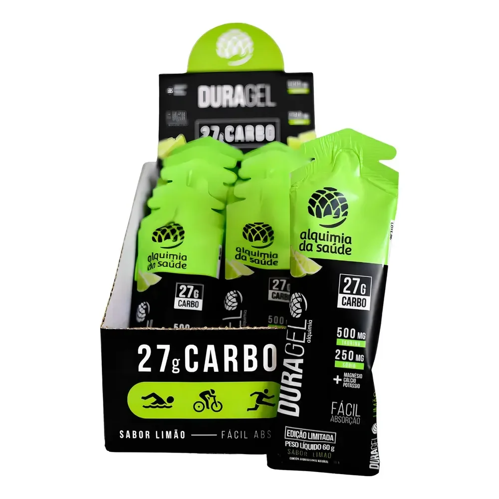 Duragel Box 15x27g De Carboidrato - Alquimia Da Saúde Sabor Limão