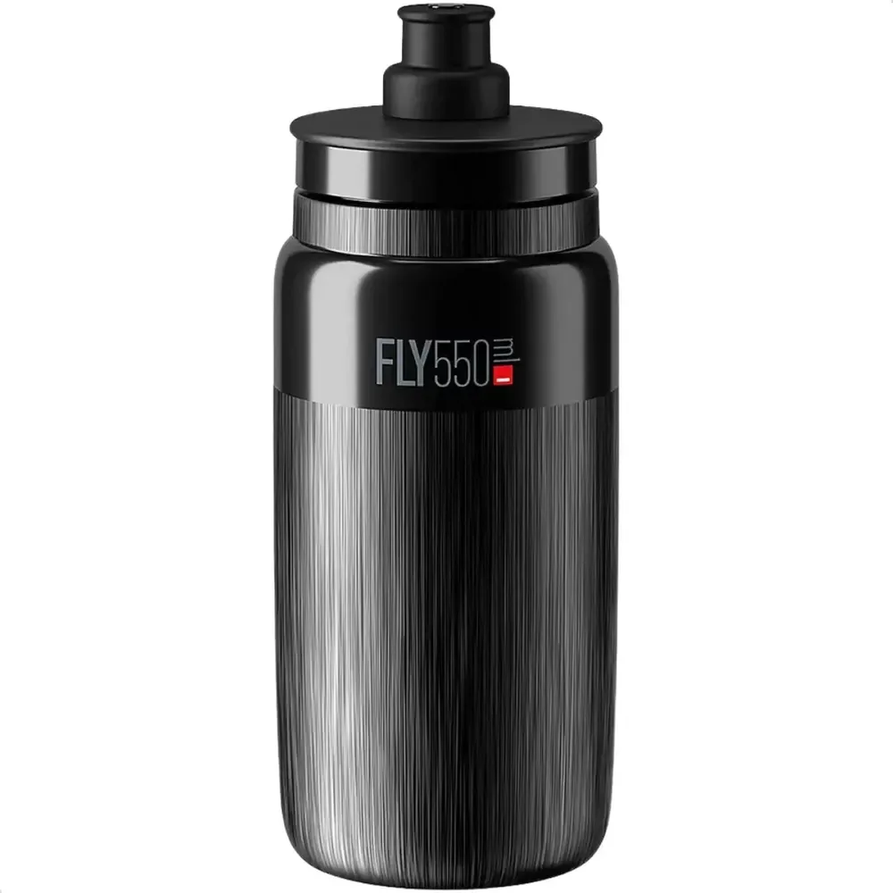 Elite Fly Tex Garrafa Caramanhola Bike Elite Fly Tex 550ml Preto