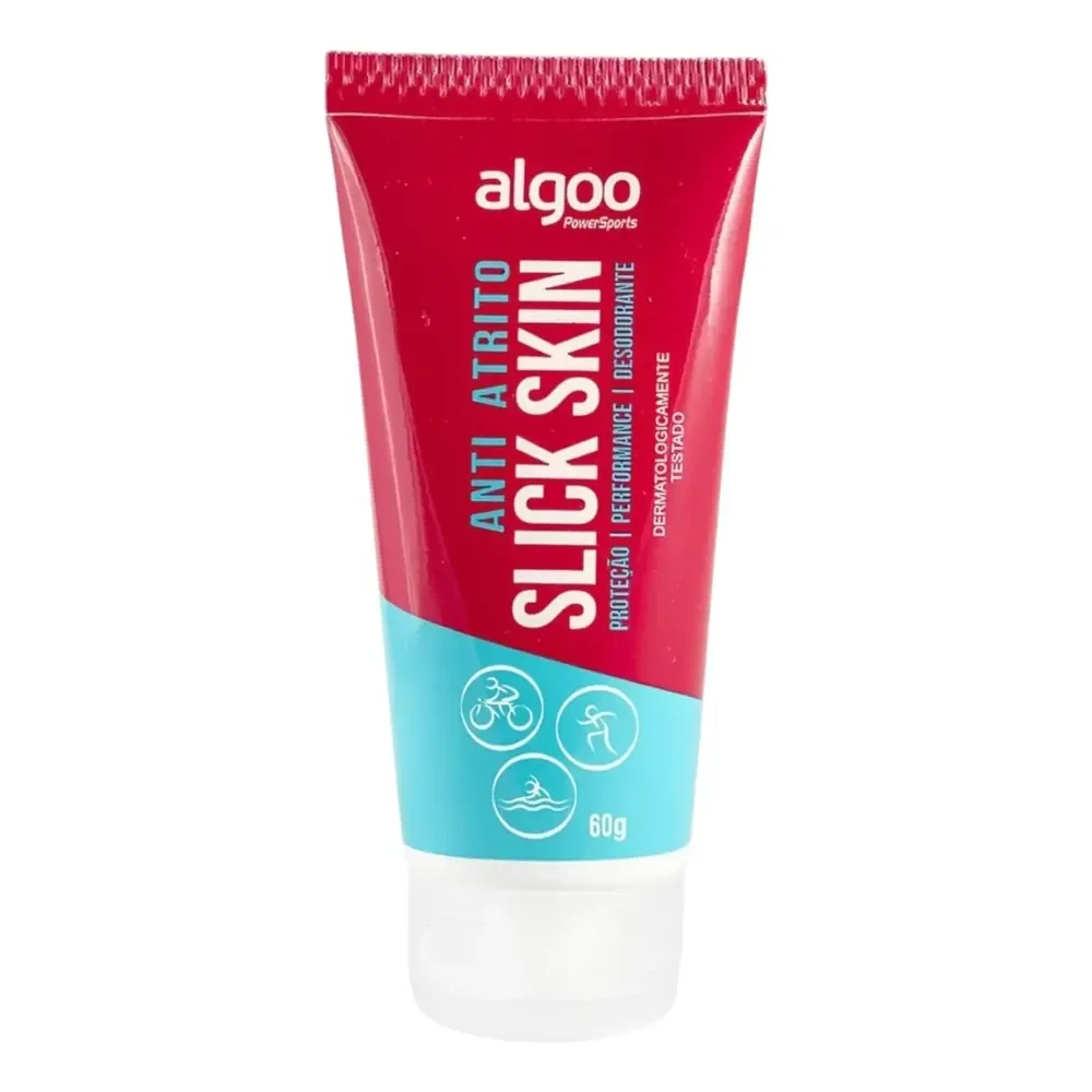 Creme Anti Atrito Slick Skin Corrida Bike Esportes 60g Algoo
