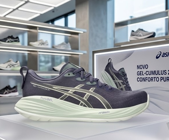 Tênis Feminino de Corrida Gel Cumulus 27 Asics Azul