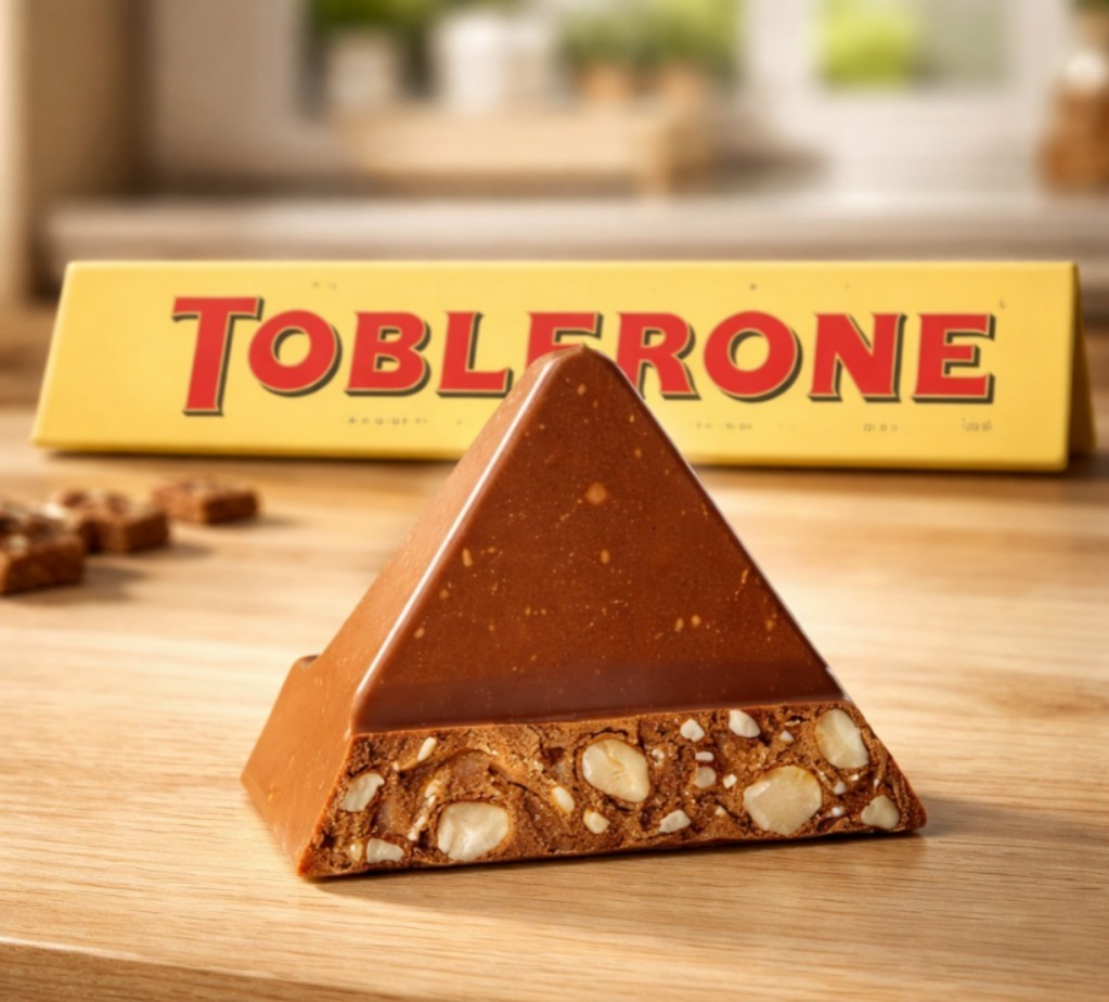TOBLERONE Chocolate Ao Leite Nougat De Mel E Amêndoas Toblerone Caixa 100G - Importado