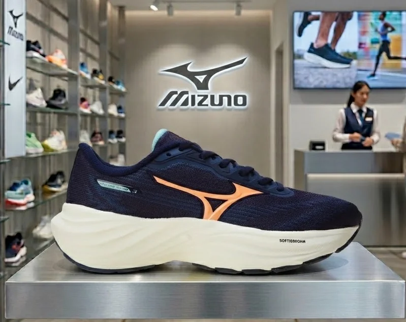 Tênis Feminino Goya 3 Mizuno Marinho/papaia