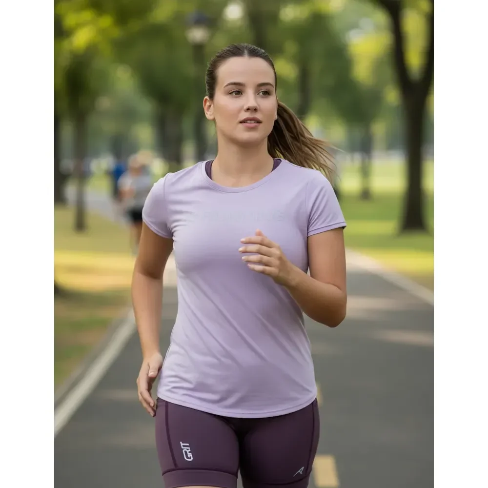 Camiseta Authen Keep Cool Running Feminina Índigo