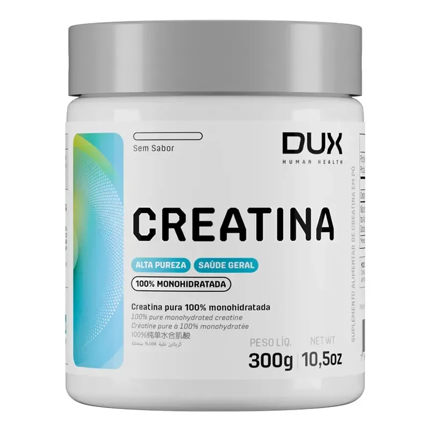 Dux Human Health Creatina 100% Monohidratada Sem Sabor 300g