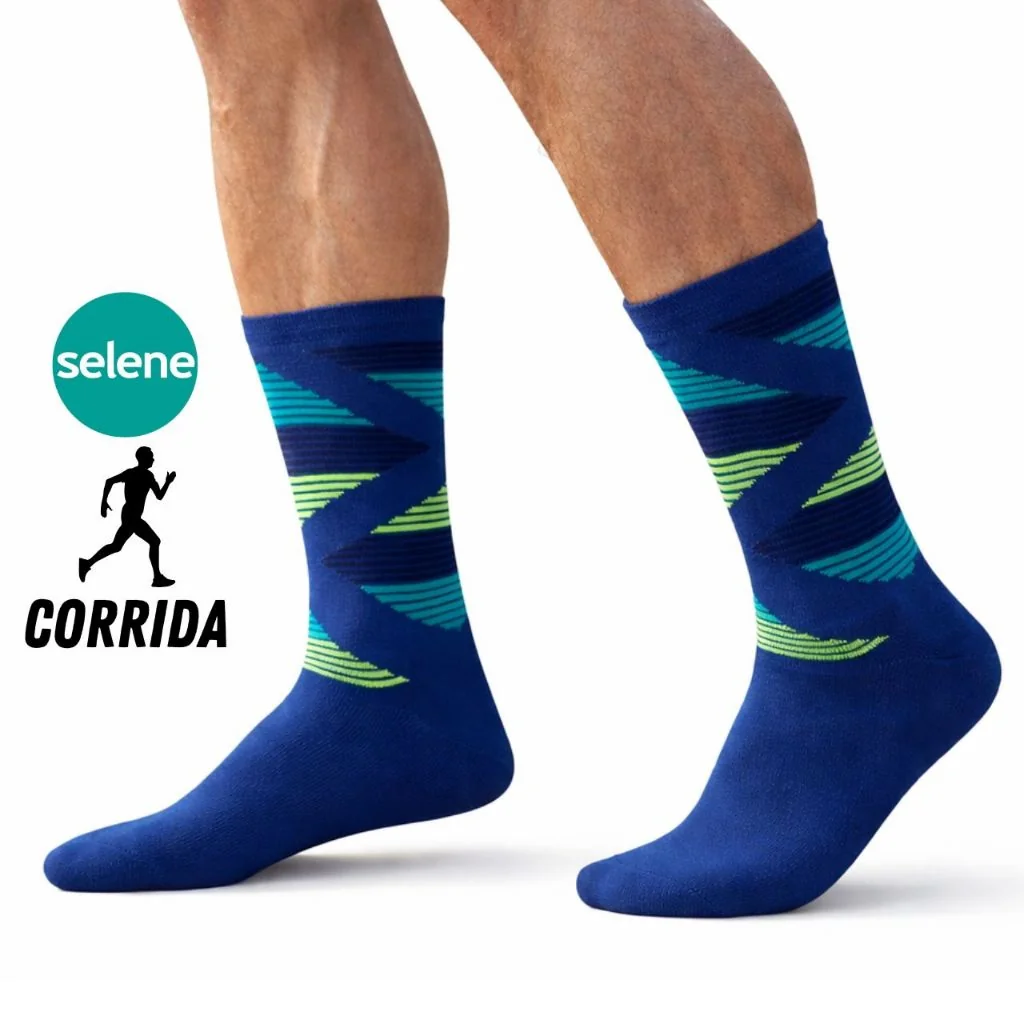 Meia Poliamida Masculina Esportiva Selene