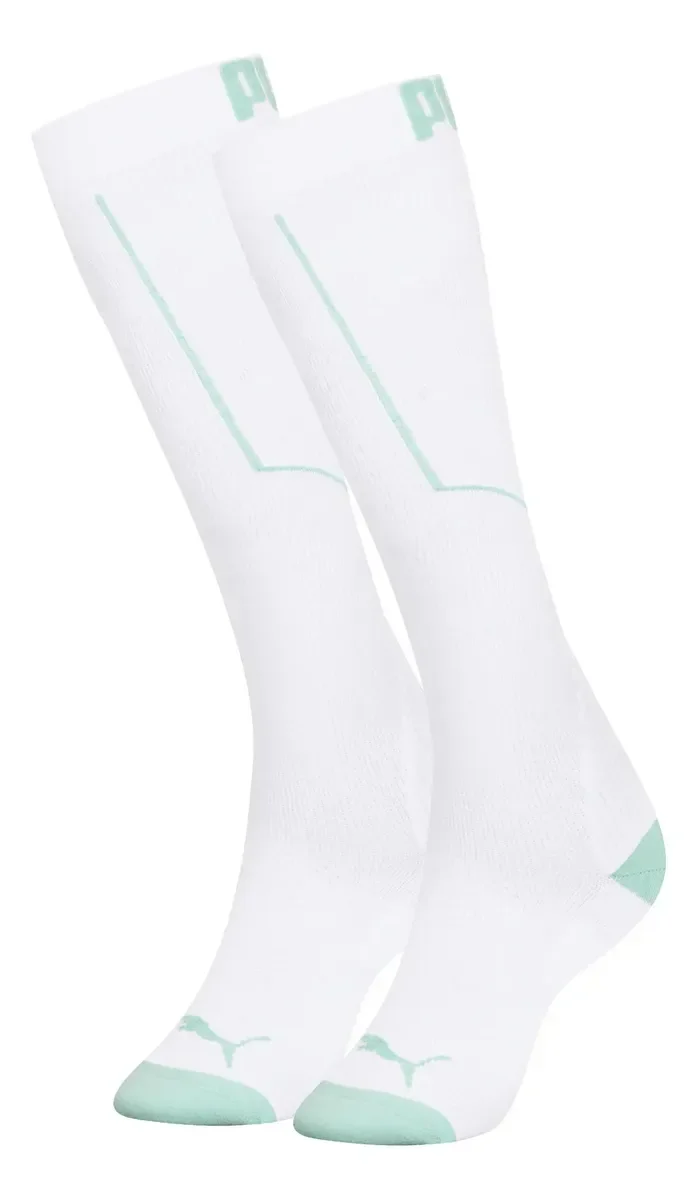 Meia 3/4 Puma Alta Compressão Circulação Cano Longo