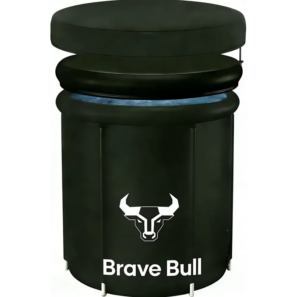 Banheira De Gelo 300l Portatil Preta Recuperacao Atleta Pro Edição Superior