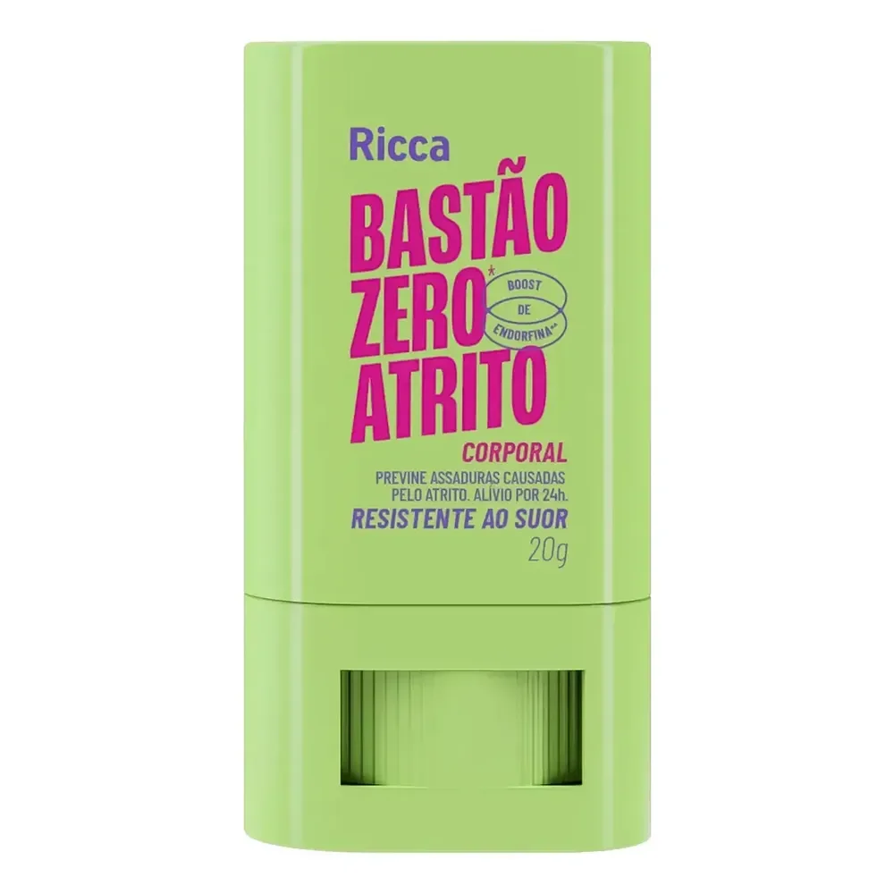 Bastão Zero Atrito Corporal 20g - Ricca Zero Atrito