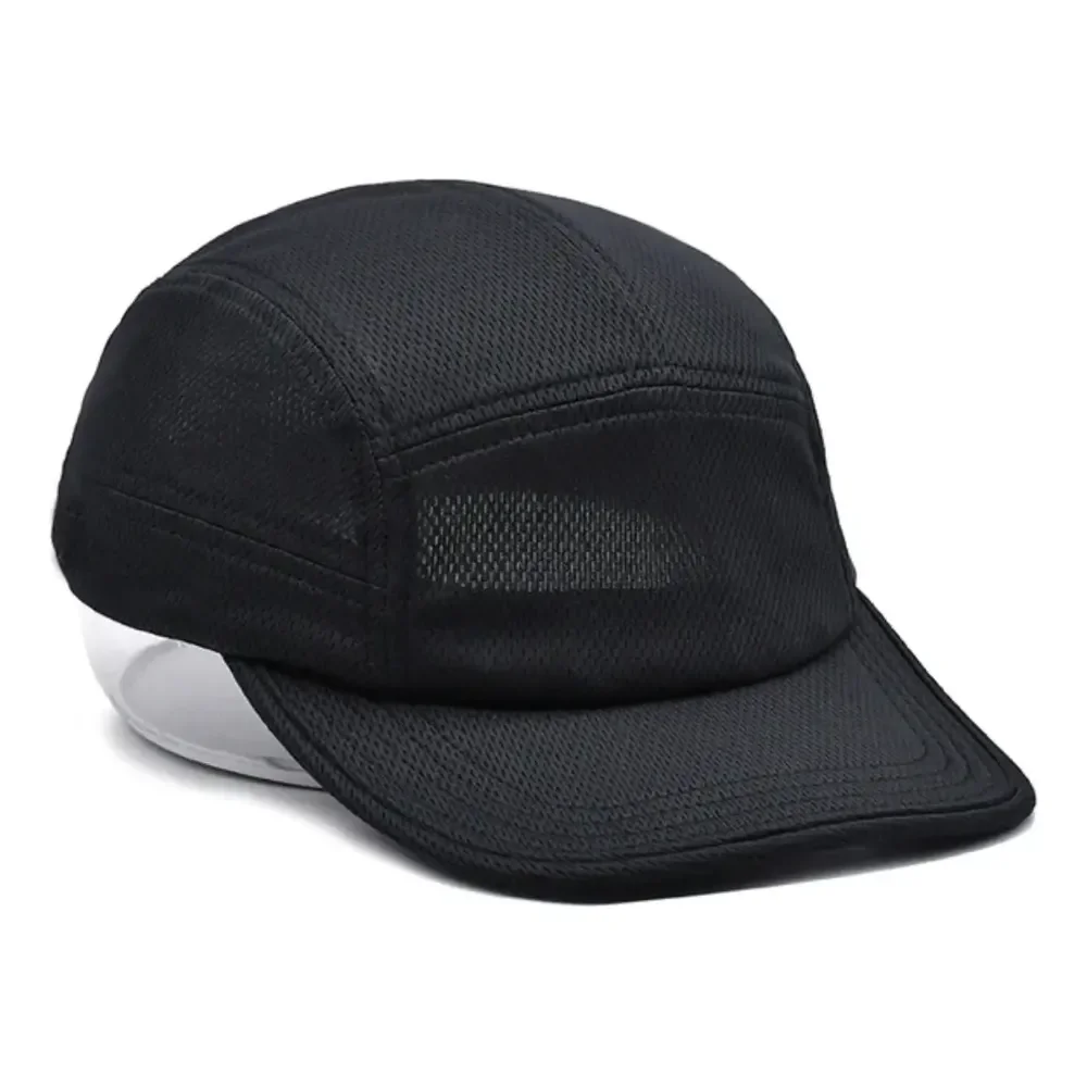 Boné Esportivo Run Corrida Caminhada Aba Curva Unissex Basic Preto Un