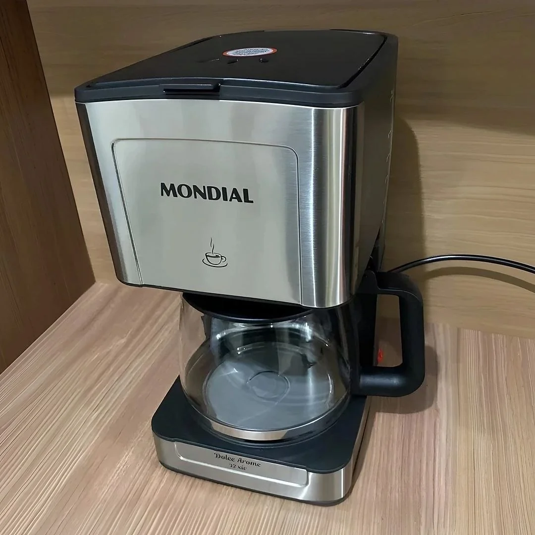 MONDIAL Cafeteira Elétrica Dolce Arome, 110V, 550W, Preto/Inox - C-43-20X-SI
