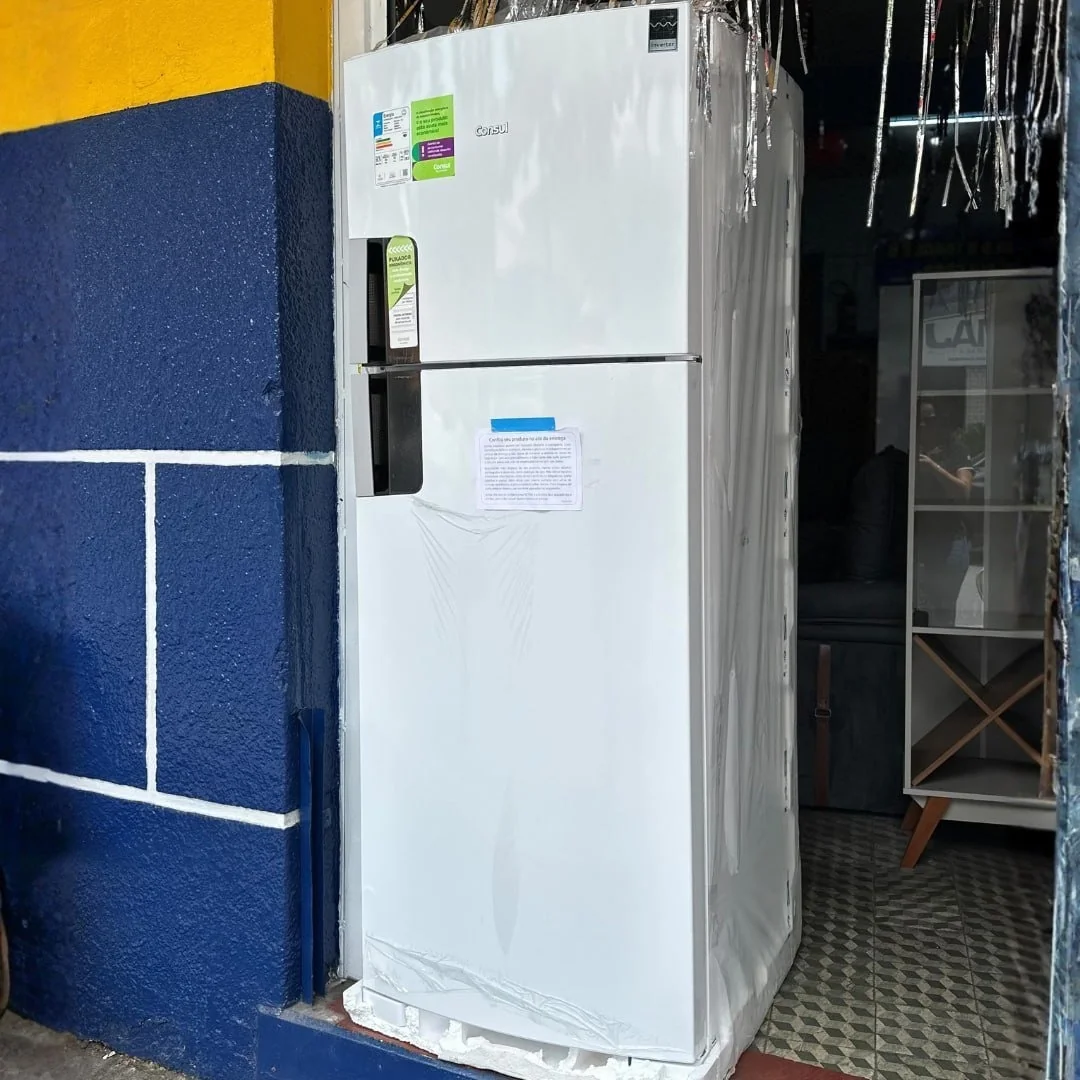 Geladeira Consul Frost Free Duplex 455l Crm53mb Branco 127v