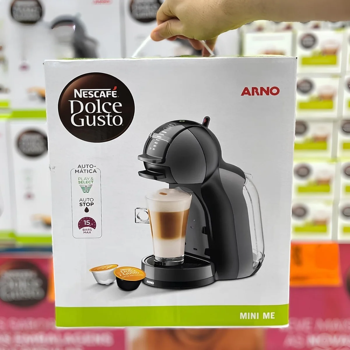 Cafeteira Nescafé Dolce Gusto Arno Mini Me Preta Preto 220v