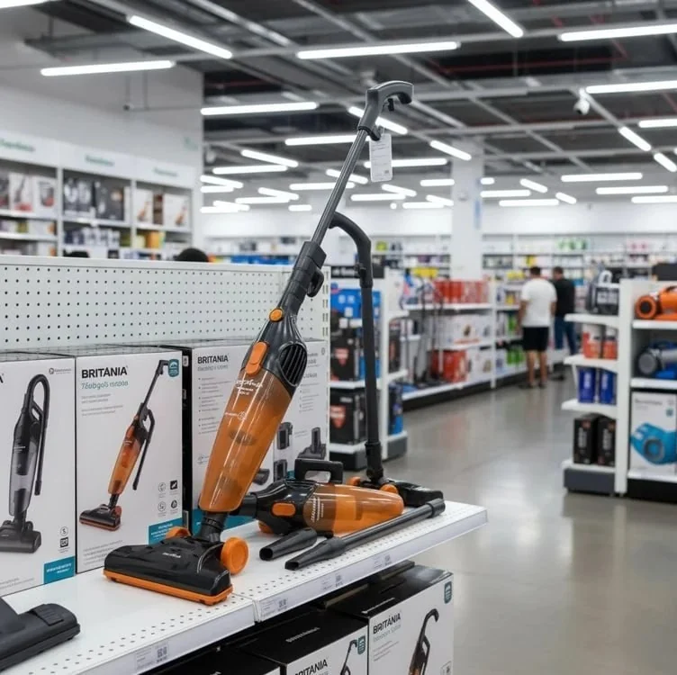 Aspirador De Po Bas1010p Preto E Laranja 127v