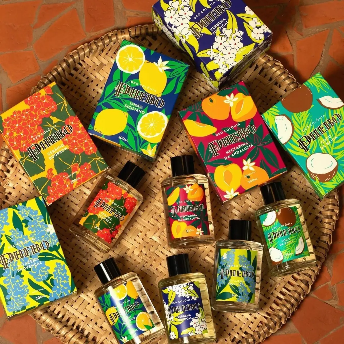 PHEBO - Deo Colônia Limão Siciliano 200ml