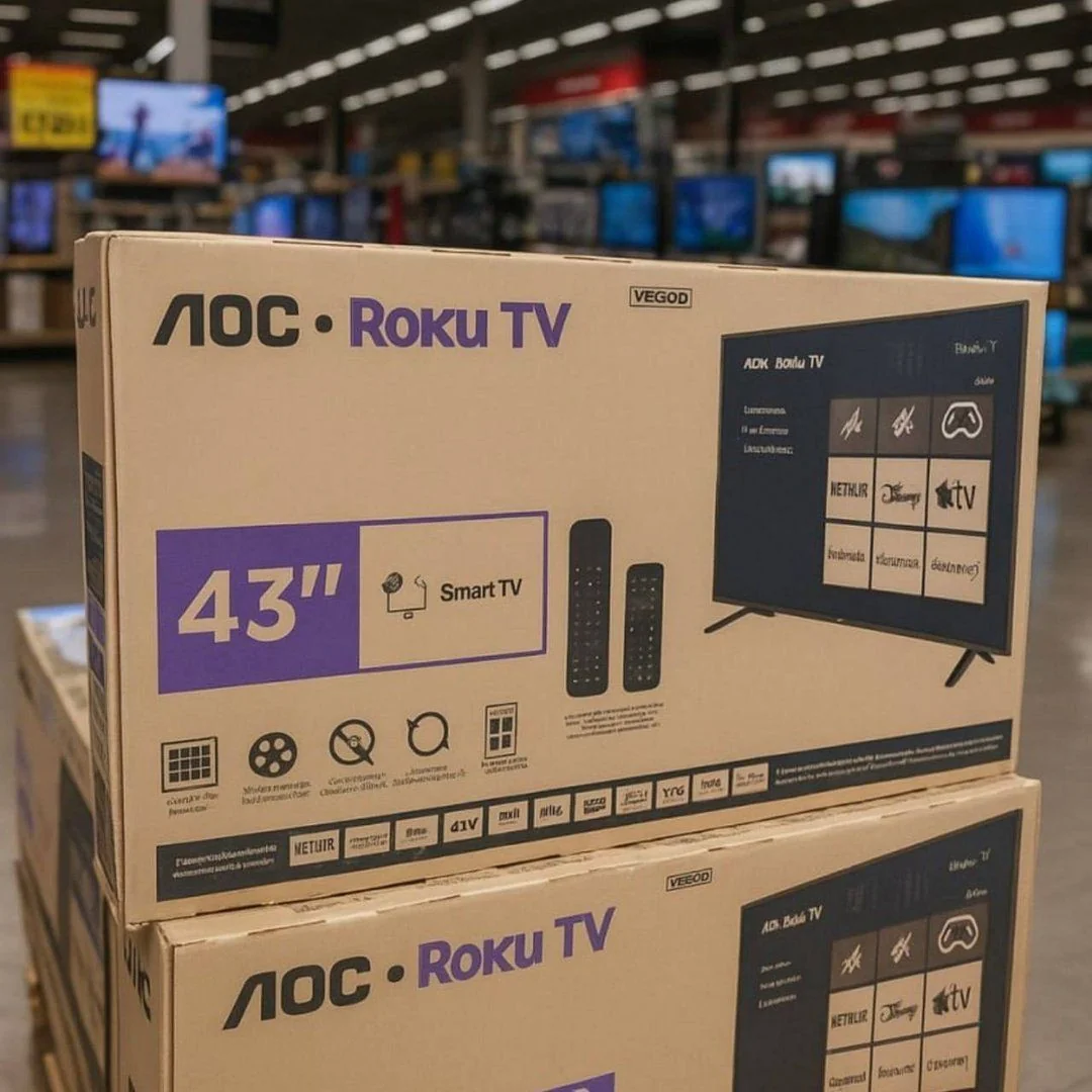 Smart Tv 43 Aoc Led Roku Full Hd Wi-fi 60hz Hdmi Usb 43s5155/78g